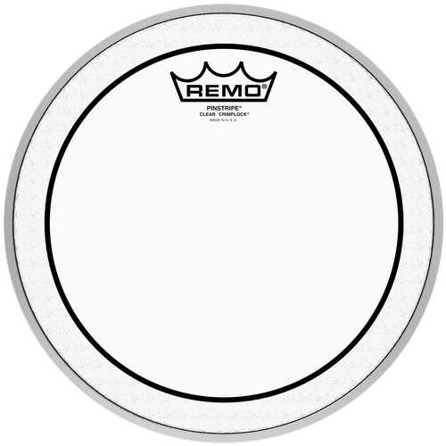 Pinstripe® Clear Crimplock® Tenor Drumhead, 10" - Remo 10 Inch Drum Head Coated Top Clear Dot Batte (535x535), Png Download