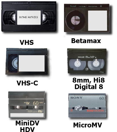 Consmer Video Tapes - Cassette 8mm (428x490), Png Download