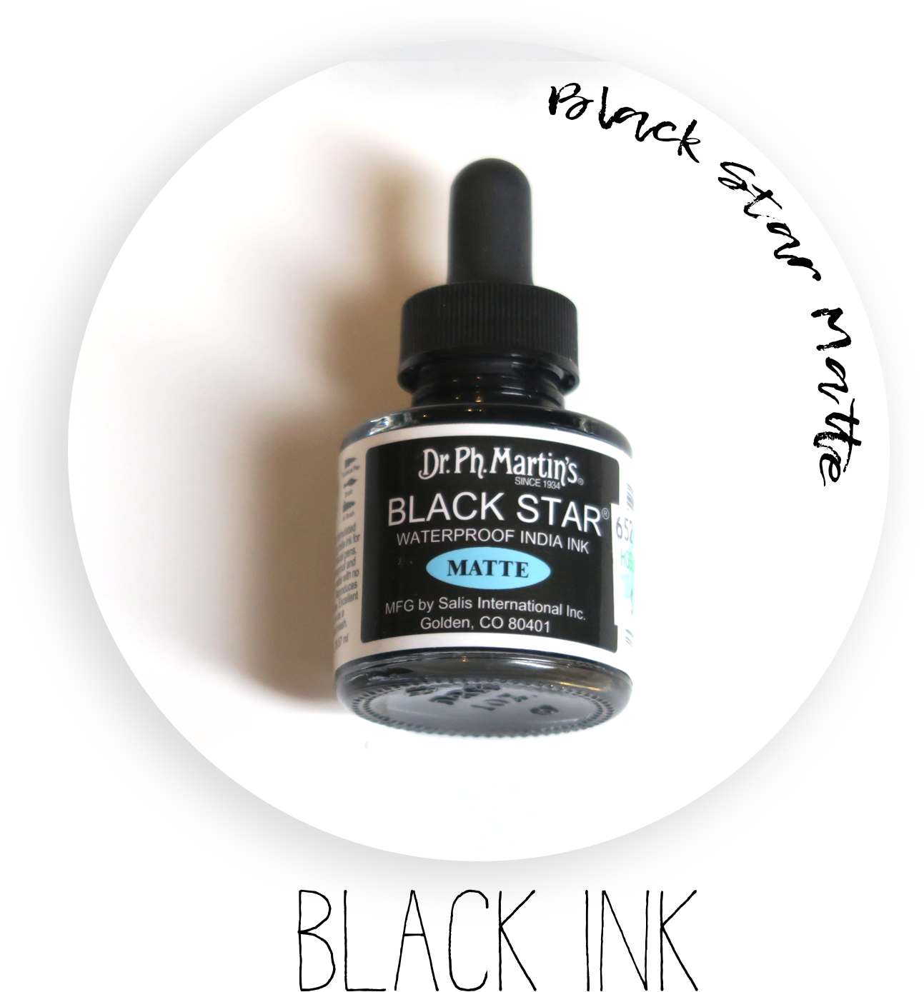 Black Ink Black-ink - Watercolor Painting (1800x1800), Png Download