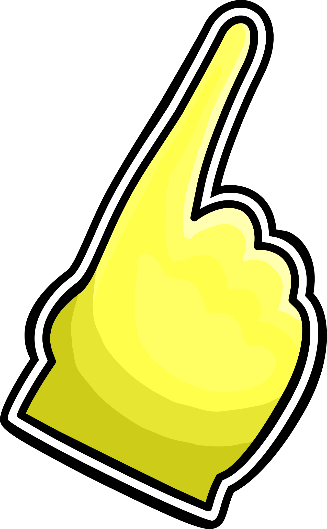 Png - Foam Finger Pixel Png (1024x1024), Png Download