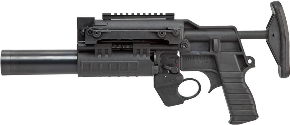 Grenade Launcher Vhs-bg Cal 40×46 Mm - Vhs Bg (950x422), Png Download