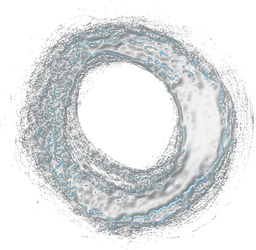 Ftestickers Circle Water Ripple - Circle Sticker For Picsart (1024x1024), Png Download