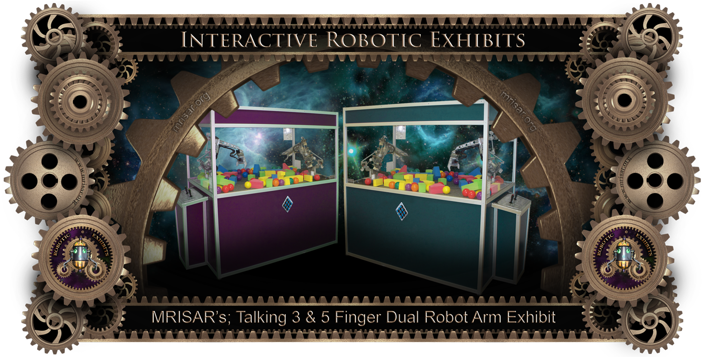 Mrisar's Verbal Dual Combo 3 & 5 Finger Robotic Arm - Robotics (1408x720), Png Download