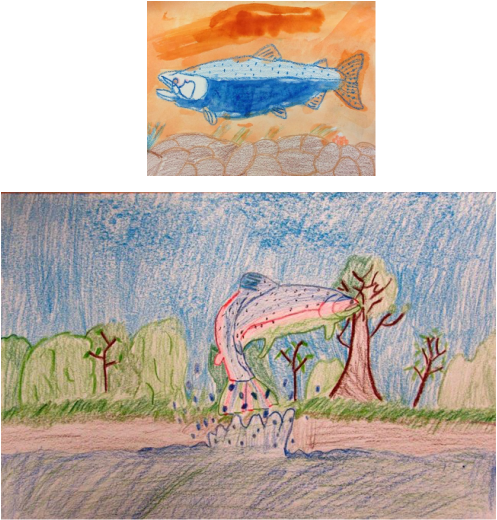 For The Last Project Theme Of The Year I Made A Rainbow - Painting (497x520), Png Download