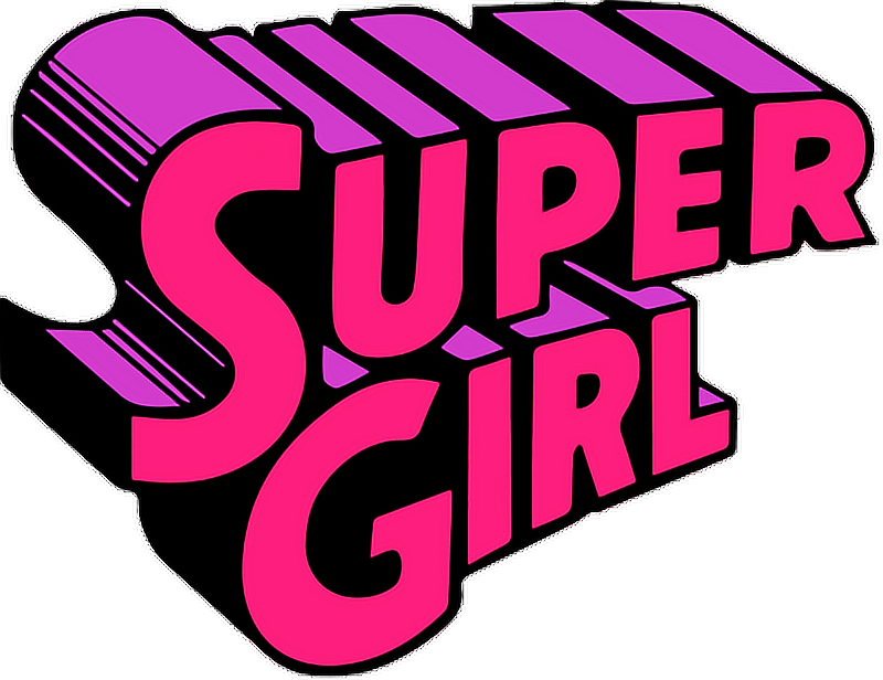 Report Abuse - Supergirl Pink Logo Transparent Background (800x616), Png Download