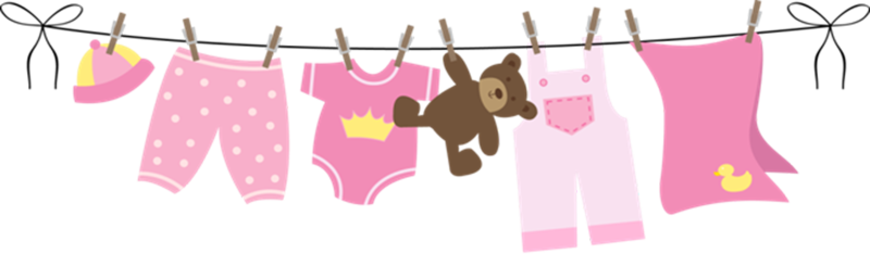 19 Baby Clothes Line Image Library Stock Huge Freebie - Baby Clothes Line Png (800x234), Png Download