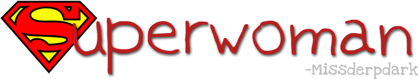 Png Superwoman (850x182), Png Download