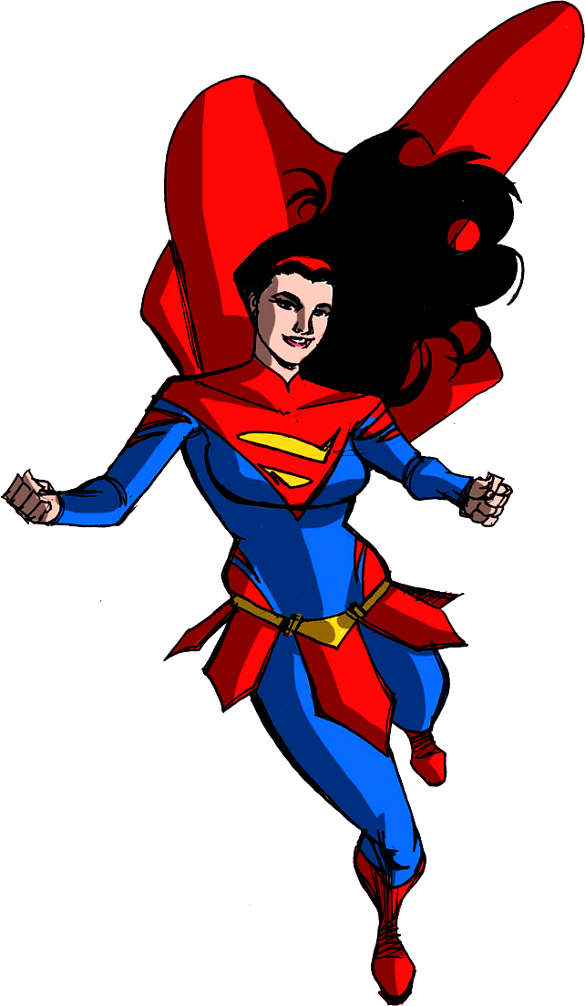 Superwoman Gender Bender, Comic Character, Superheroes, - Superman (642x1103), Png Download