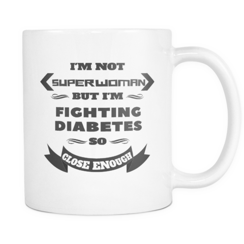 Fighting Diabetes Mug - Mug (480x480), Png Download