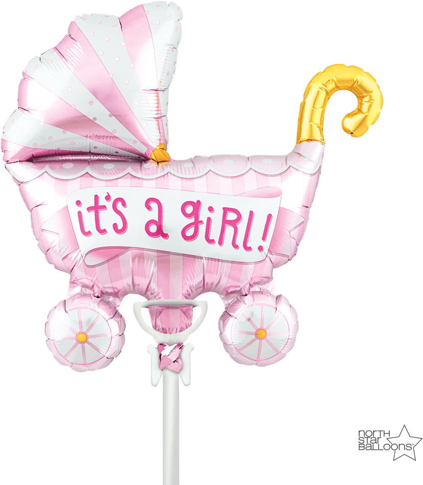 It's A Girl Buggy 14 In* (1000x1000), Png Download