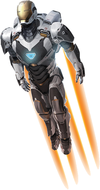 Iron Man Flying Png - Sci Fi Iron Man Suits (322x610), Png Download