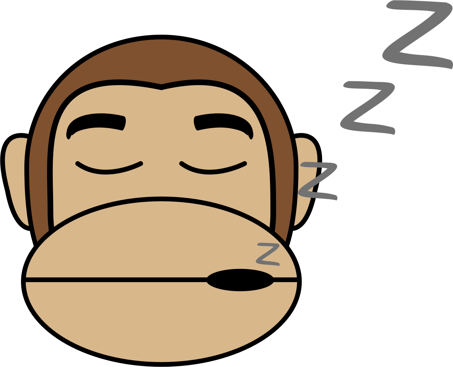 Ape Monkey Gorilla Drawing Download - Monkey Emoji (925x750), Png Download