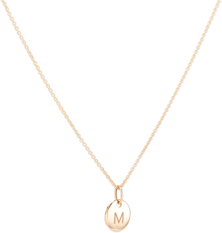 Positivity Necklace Engraveable - Jewellery (1000x1000), Png Download