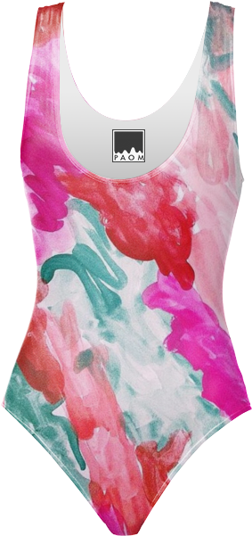 Watercolor Mash $98 - Active Tank (400x621), Png Download