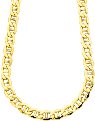 Gold Fusion Chain - Collane Uomo Oro (376x480), Png Download