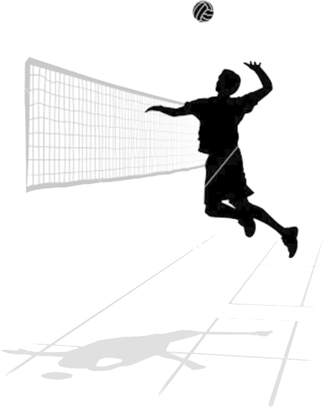 Volleyball Png Transparent Image - Volleyball Spike Clipart (660x810), Png Download