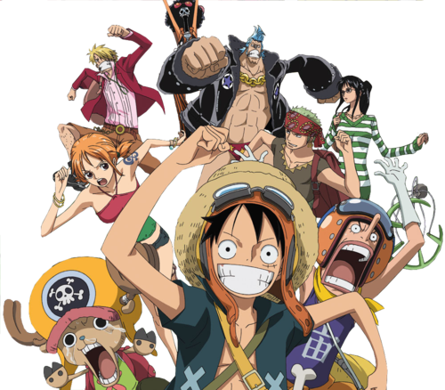 One Piece, Luffy, And Nami Image - One Piece. Strong World Bluray (500x438), Png Download