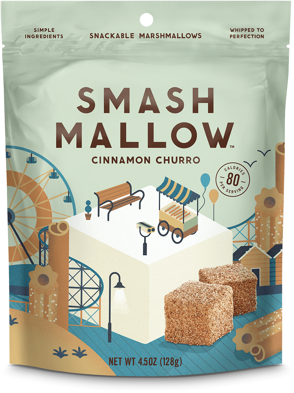 Smashmallow Chinnamonchurro-min - Smashmallow Cinnamon Churro (1000x1350), Png Download