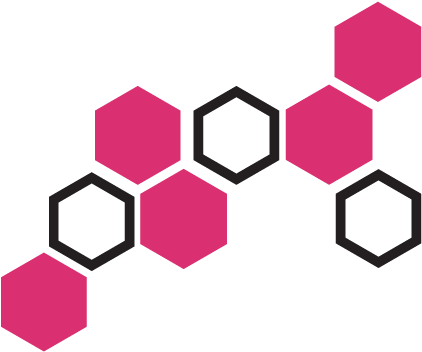 Hexagon Vinyl Wall Decals By Wallquotes - Hexagon Art Png (451x451), Png Download