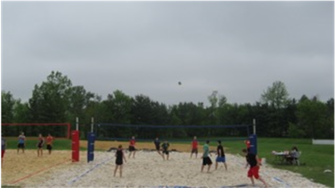 New Albany Sand Volleyball - Volleyball (960x365), Png Download