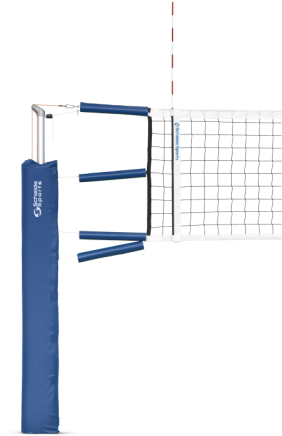 Srx Telescopic Volleyball System - Net (369x500), Png Download