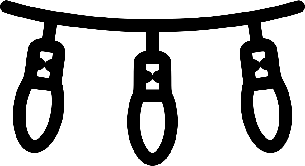 Png File Svg - Christmas Lights (980x532), Png Download