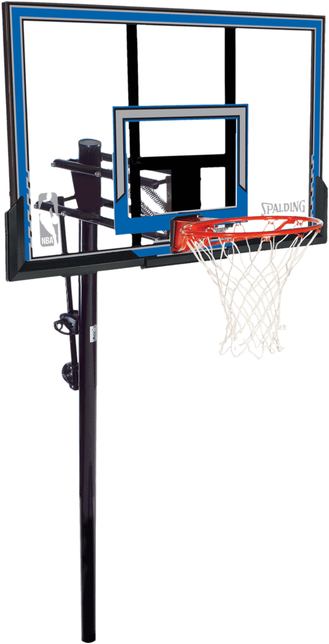 Spalding 50" Polycarbonate In-ground Basketball Hoop - Basketball Hoops (1400x1400), Png Download