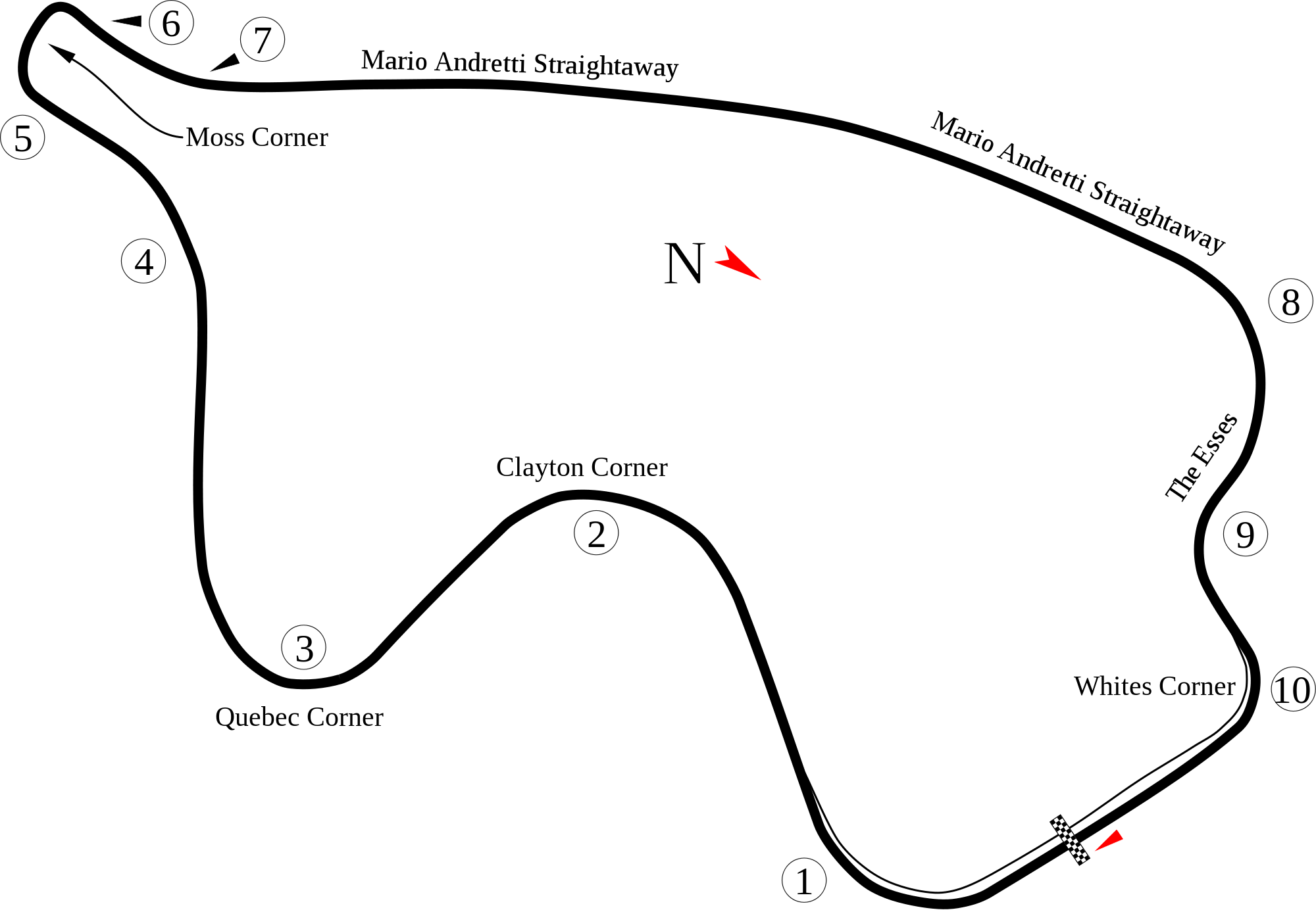 Open - Mosport Park (2000x1384), Png Download