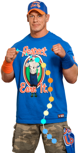 John Cena 1 - John Cena Stat -- A088f590ed2e811f40861152cd2cdf6f (263x494), Png Download