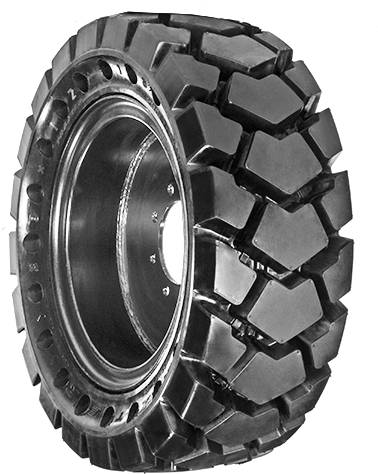 Mwe Solid Hd Skid Steer Tire - Clutch (400x488), Png Download