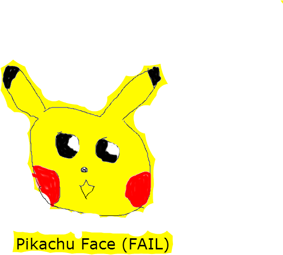 Pikachu Face - Illustration (800x600), Png Download