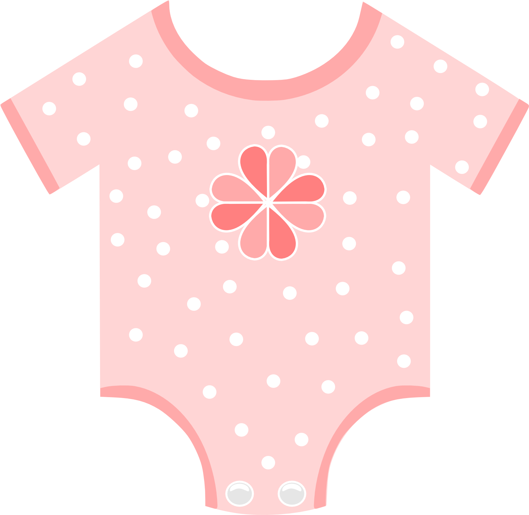 Donuts Clipart Transparent Png - Baby Clothes Transparent Background (1708x1665), Png Download