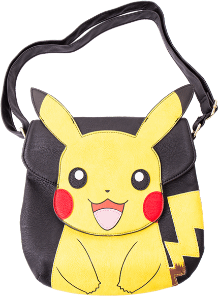 Loungefly Pokemon Pikachu Face Crossbody Bag (600x600), Png Download