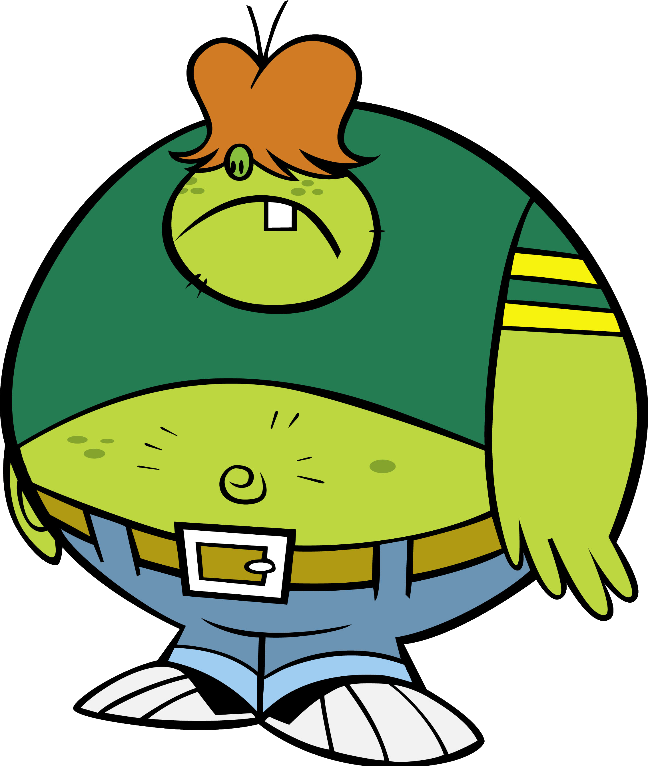 The Powerpuff Girls - Powerpuff Girls Gang Green Gang (682x802), Png Download