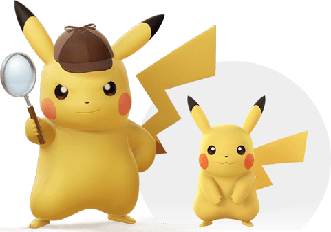 The Hero Pikachu With An Iconic Detective Look - Detective Pikachu Amiibo Card (481x338), Png Download