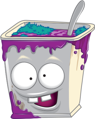 Yuck Yoghurt - Grossery Gang Png (576x495), Png Download