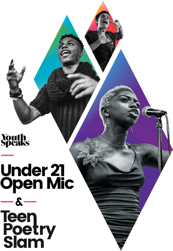 Under 21 Open Mics & Teen Poetry Slam - Youth Speaks (950x846), Png Download