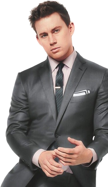 Channing Tatum Transparent Png - Crazy Stupid Love Ryan Gosling Suit Gray (640x640), Png Download