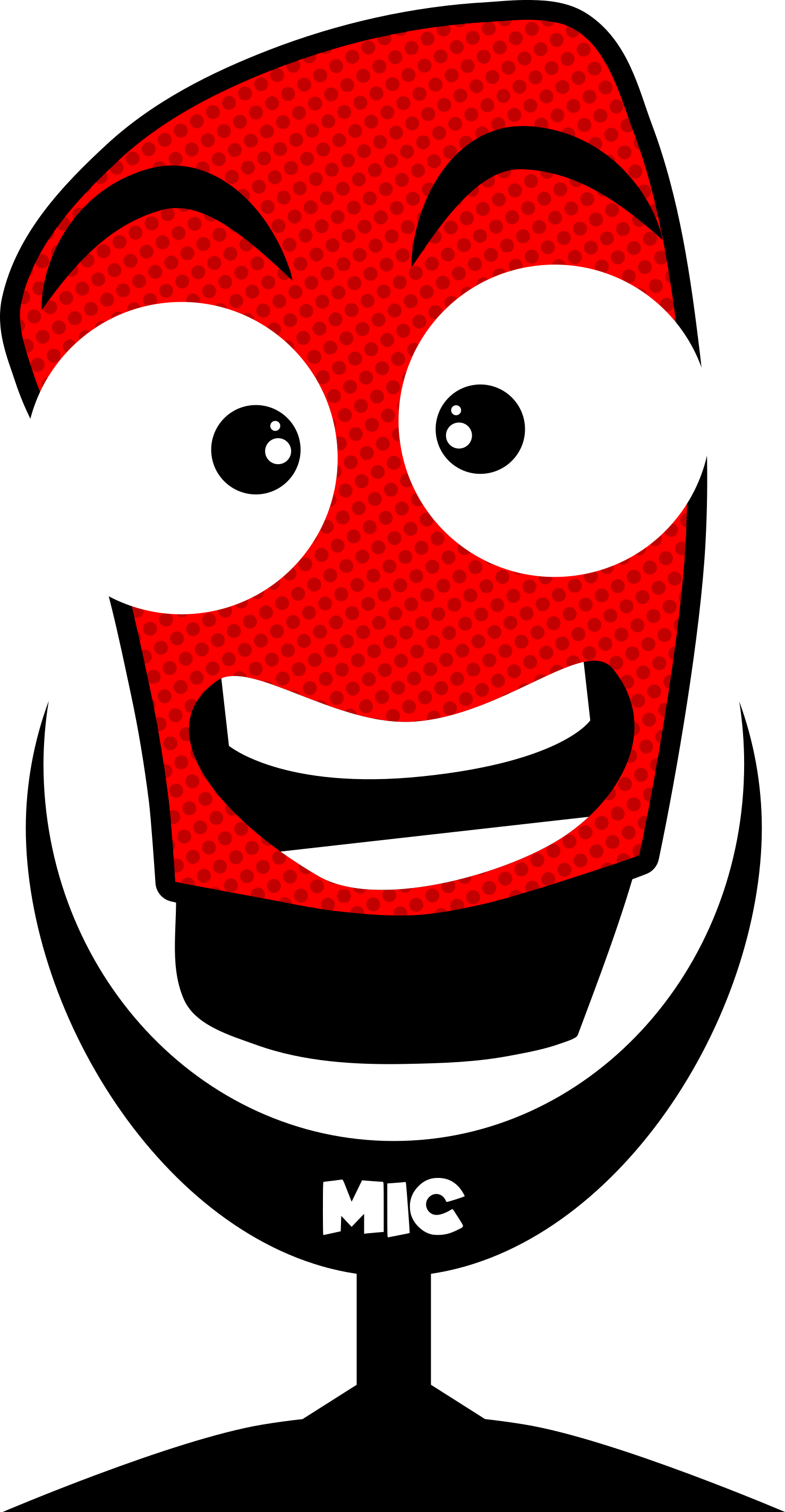 Logo With Comedy Open Mic Name 1 (1478x2847), Png Download