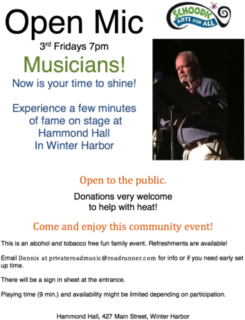 An Open Mic Night For All Musicians Will Be Held At - Flyer (400x517), Png Download