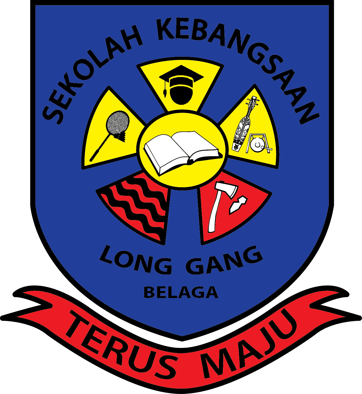 Lencana Sekolah Kebangsaan Long Gang - Sk Long Gang Belaga (1157x1256), Png Download