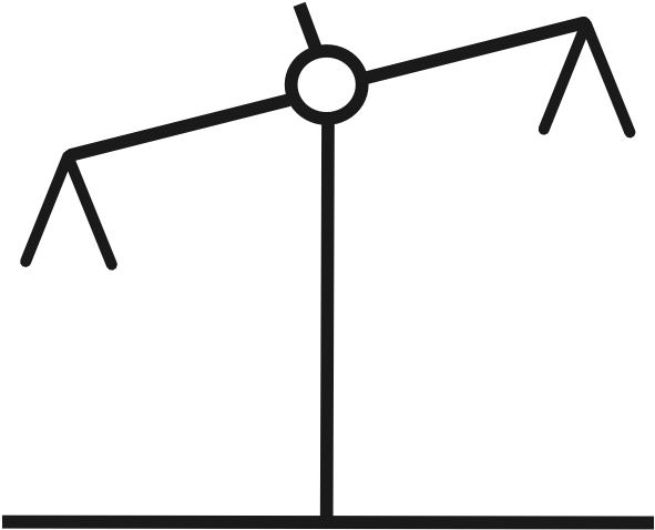 Scales Of Justice Clipart - Active Active Vs Active Passive (600x484), Png Download