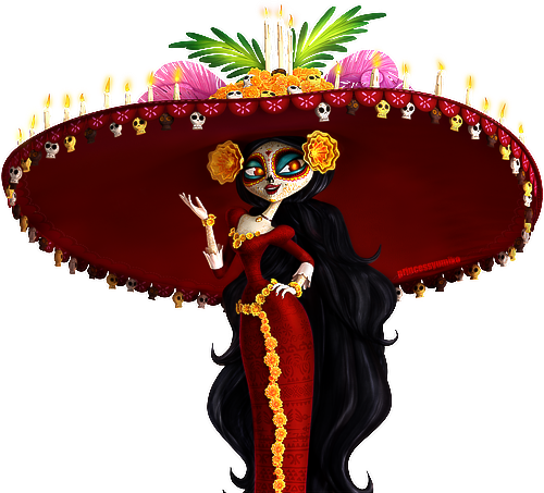 La Muerte - Catrina The Book Of Life (500x453), Png Download
