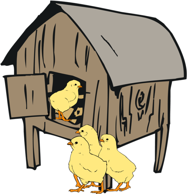 28 Collection Of Hen House Clipart - Henhouse Clipart (640x659), Png Download
