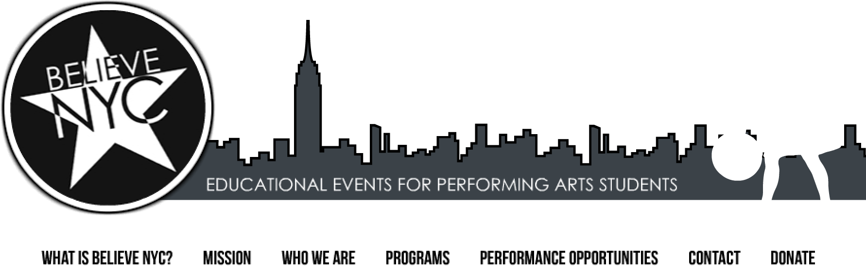 Believe Nyc (1800x650), Png Download