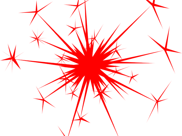 Sparkle Clipart Transparent Background - Sparks Clipart (640x480), Png Download