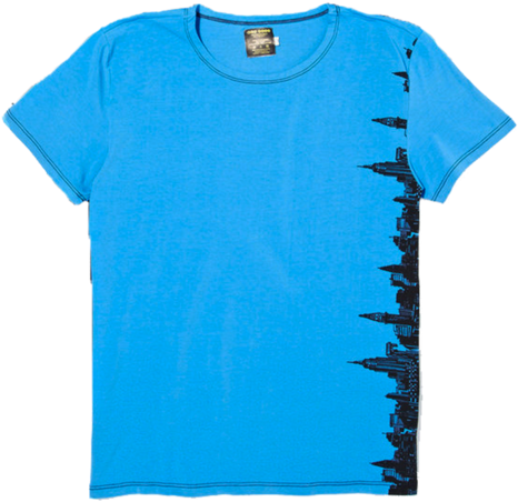Nyc Skyline Crew Tee - Dickies Eds Signature Unisex V-neck Scrub Top (600x600), Png Download