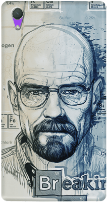 Breaking Bad Walter White Closeup Case For Sony Xperia - Breaking Bad Disegni (300x400), Png Download