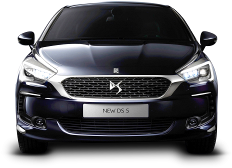 Black Citroen Ds5 Car Front Png Image - Car Png Front Png (500x360), Png Download