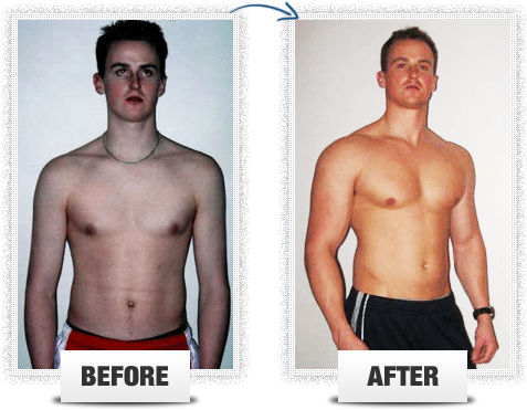 1st Steroid Cycle Before And After (500x380), Png Download
